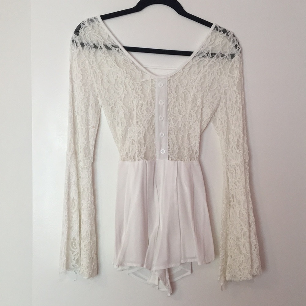 peppermayo white romper